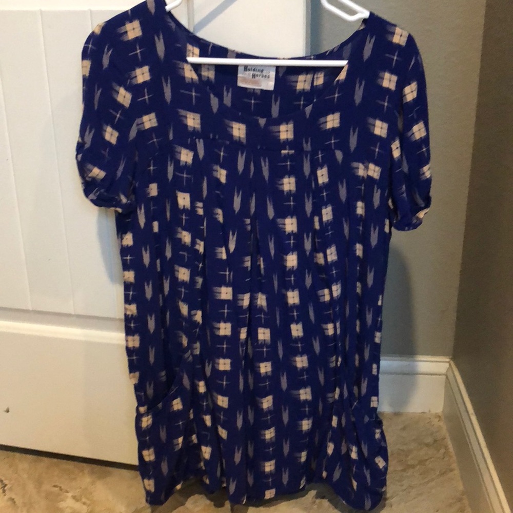 Royal blue tunic